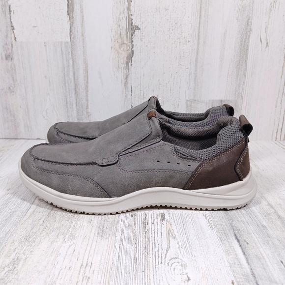 Nunn Bush True Comfort Gray Slip-On Loafers Men’s...